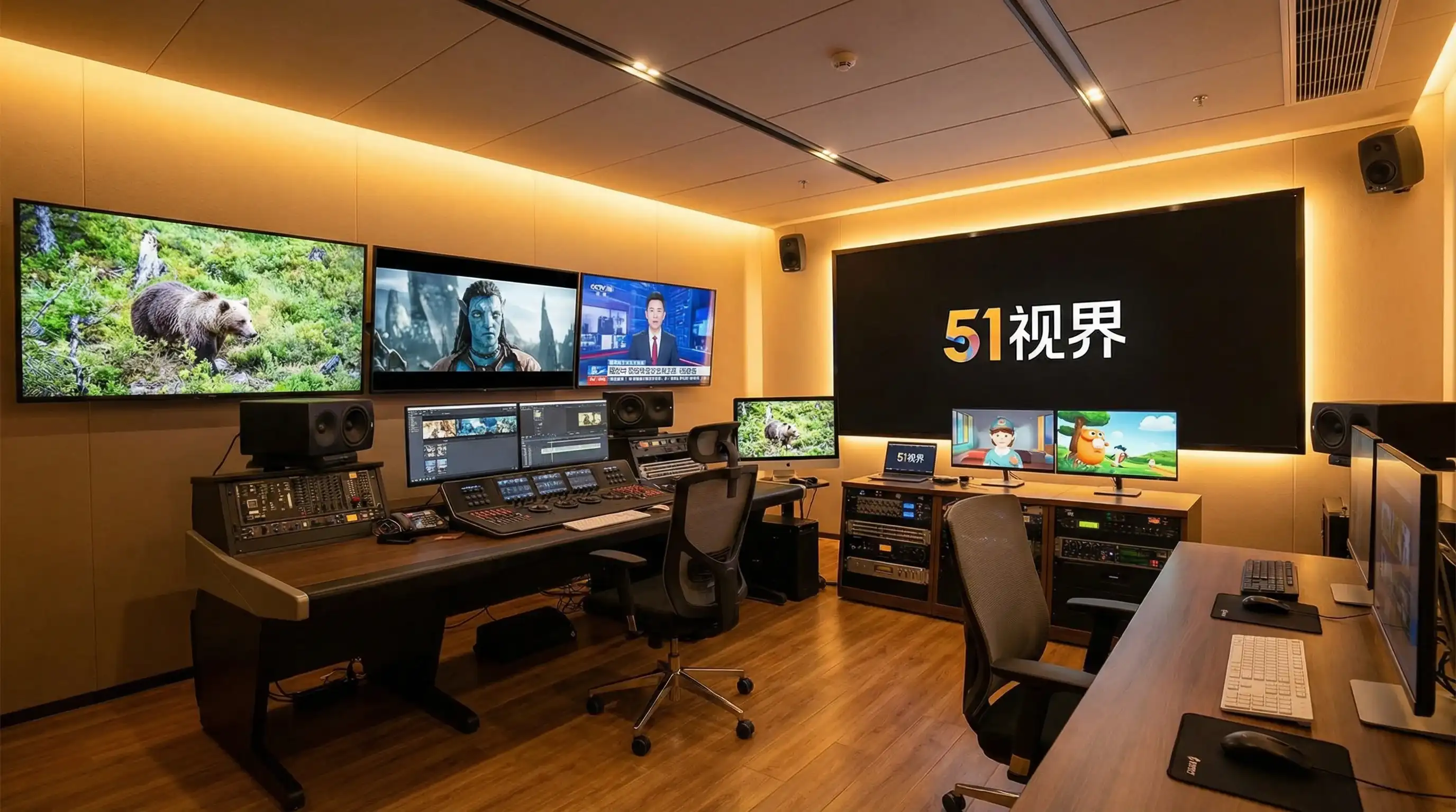 专业视频制作工作室内景 - 51短视频 视频创作